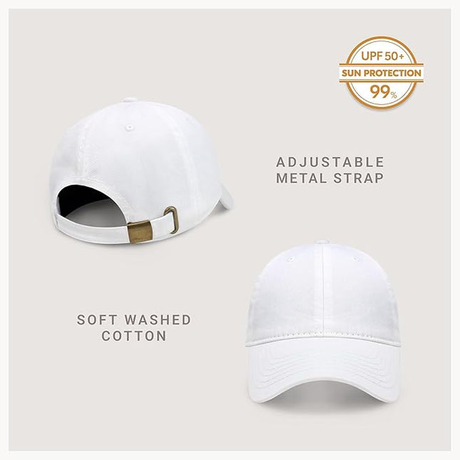 CHOK.LIDS Everyday Premium Dad Hat Unisex Cotton Baseball Cap for Men and Women Adjustable Lightweight Polo Style Curved Brim
