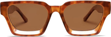 VANLINKER Thick Square Sunglasses for Men Women Retro Chunky Rectangle Shades UV400 Protection VL9731