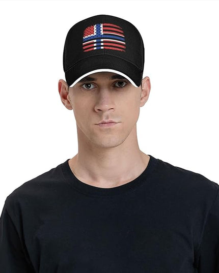 Unisex Baseball Cap Trucker Dad Hat for Men Women Adjustable Outdoors Sun hat Black