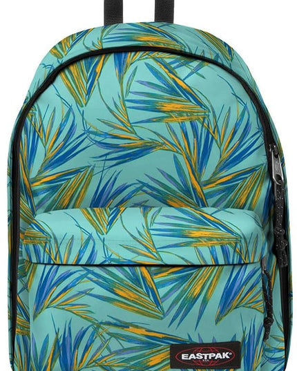 EASTPAK Unisex Out of Office BACKPACKS, Brize Palm Aqua, One Size, OUT OF OFFICE