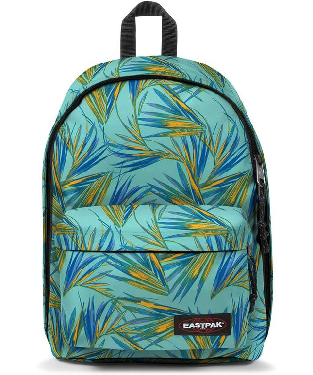 EASTPAK Unisex Out of Office BACKPACKS, Brize Palm Aqua, One Size, OUT OF OFFICE