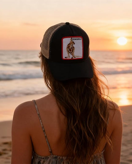 Classic Unisex Various Animal Series Embroidery Farm Adjustable Mesh Snapback Trucker Hat