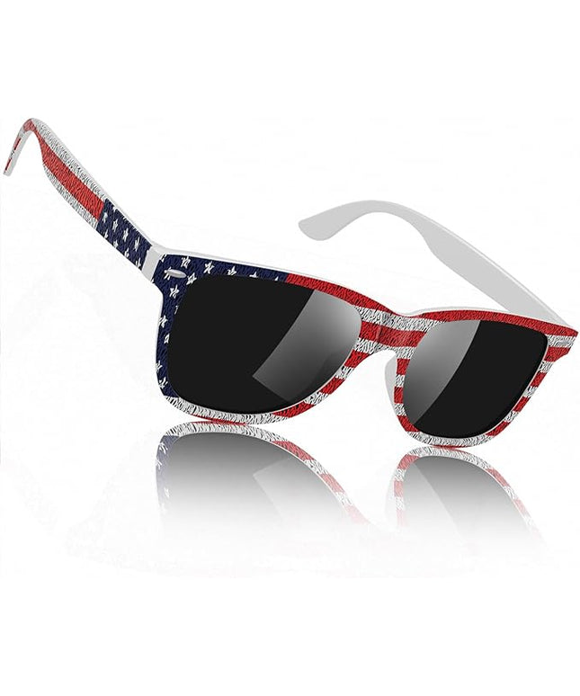 Sunier Polarized Sunglasses for Men and Women, Retro Square Matte Finish UV400 Protection Shades for Driving, Fishing