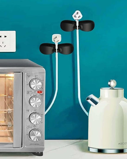 Cord Organizer for Kitchen Appliances - 3 PCS Stick On Cable Wrapper Holder Winder Keeper, Power Wire Management Wrap Hook Clip for Kitchenaid Mixer, Home Gadget Accessories