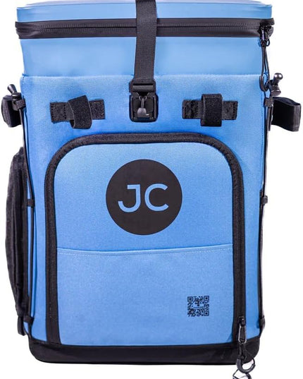Convertible Cooler Backpack with Dry Storage by JustinCASE | Waterproof Travel Cooler Bag for Drinks, Clothes & Trips