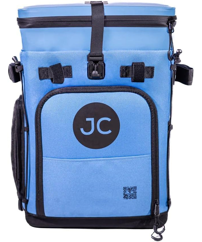 Convertible Cooler Backpack with Dry Storage by JustinCASE | Waterproof Travel Cooler Bag for Drinks, Clothes & Trips