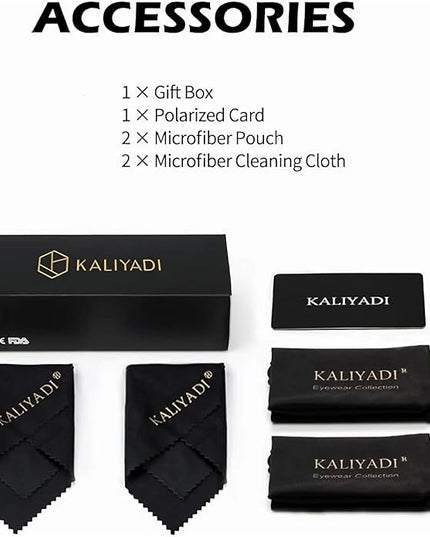 KALIYADI Round Polarized Sunglasses for Men Women Retro Metal Hippie Circle Style Sun Glasses UV Protection