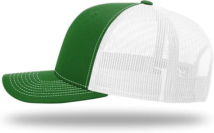 Richardson 112 Trucker Hat - Premium Adjustable Snapback Hat - Structured Six Panel Richardson Blank Caps