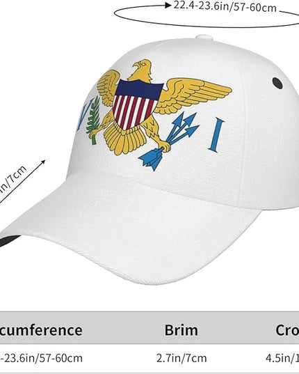 Cute Flag Baseball Cap Hats for Women Men Trucker Hat Patriotic Adjustable Snapback Ball Cap Hat