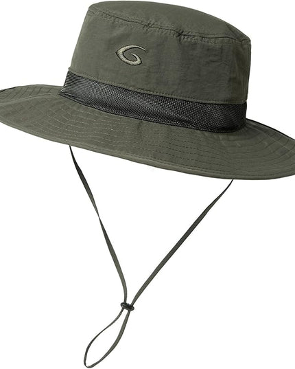 Oversized XL XXL Waterproof Sun Hat for Big Heads Mesh Bucket Hat Wide Brim Adjustable Packable Hiking Beach Fishing