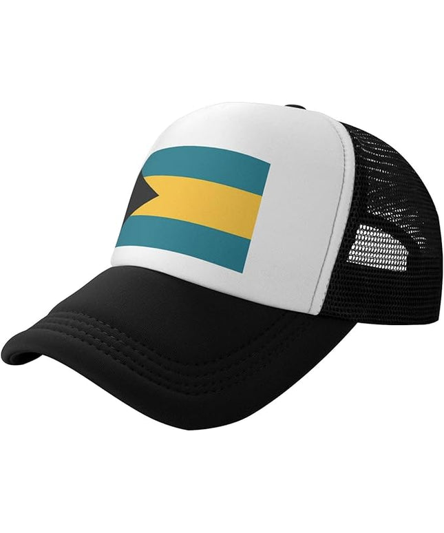 Cute Flag Baseball Cap for Men Women Mesh Trucker Hat Adjustable Patriotic Snapback Baseball Hat for Sports Running