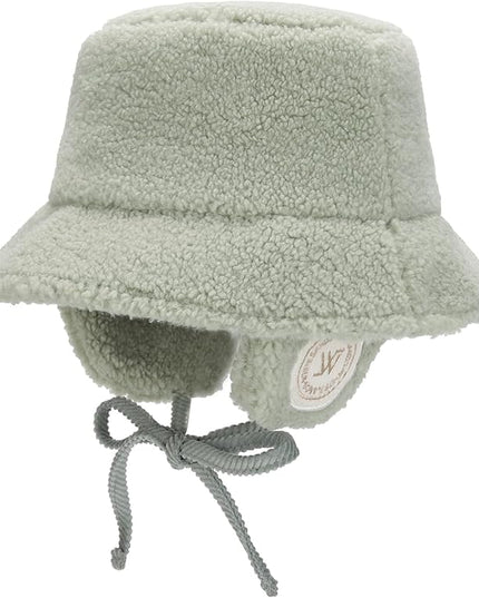 New SKADI Fleece Earmuff Bucket Hat for Winter Warm Ear Protection | Soft Cozy Fleece Bucket Hat for Women & Men