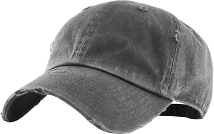 KBETHOS Vintage Washed Distressed Cotton Dad Hat Baseball Cap Adjustable Polo Trucker Unisex Style Headwear
