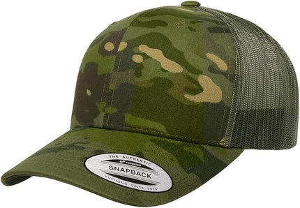 Mrlahat 6606 Yupoong Classics Retro Trucker Cap with Black Bandana