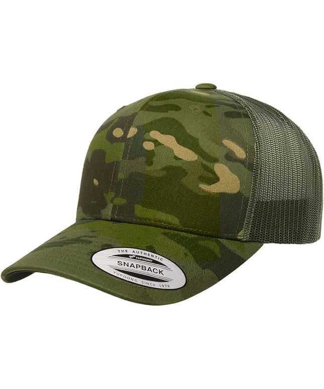 Mrlahat 6606 Yupoong Classics Retro Trucker Cap with Black Bandana
