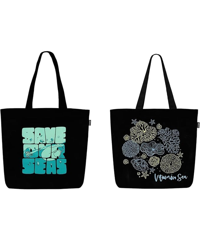 Ecoright Aesthetic Canvas Tote Bag for Women Large Zipper Tote Bags with Pocket, Womens Tote Bag for Yoga, Work, Beach