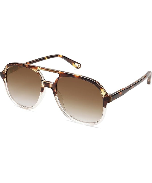 SOJOS Retro Polarized Aviator Sunglasses Womens Mens Classic 70s 80s Vintage Trendy Square Aviators SJ2174