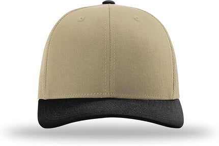 Richardson 112 Trucker Hat - Premium Adjustable Snapback Hat - Structured Six Panel Richardson Blank Caps