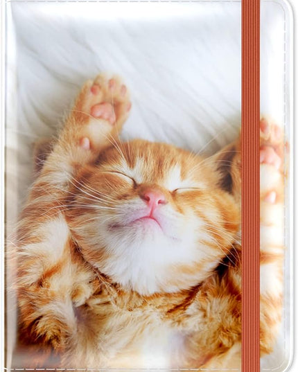 Passport Holder for Travel Essentials, Passport Wallet Cover Case for Travel Must Haves Accessories, Passport Book Holders for Women and Men, Cute Cat