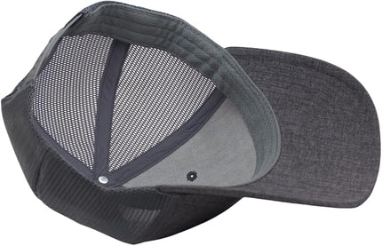 CYGTE XXL Plus Size Trucker Hat Snapback Baseball Cap- Big Head Fit Up to Size 8 Men's Mesh-Back Ball Cap