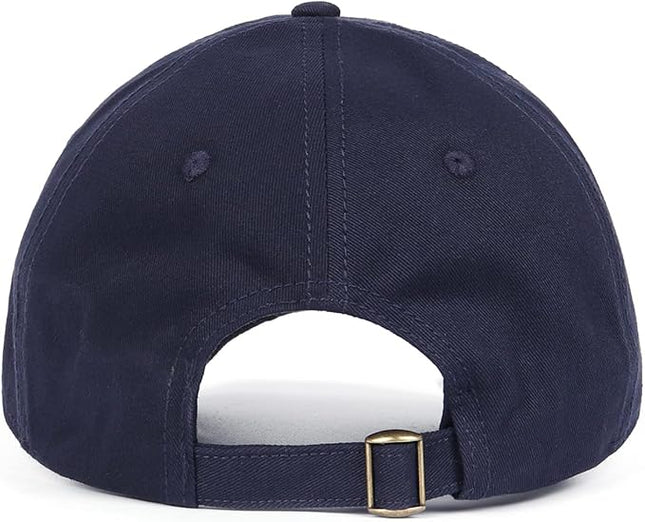Zylioo XL XXL Oversize Baseball Cap, 100% Cotton Adjustable Dad Hat for Big Heads 23.5"-25.5", Soft Crown Large Size Cap