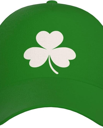 St. Patrick's Day Baseball Cap for Men Women Flower Print Sport Outdoor Travel Trucker Hat Sun Protection Dad Hats