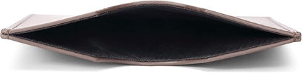 HISCOW Minimalist Passport Sleeve - Italian Calfskin (Brown)