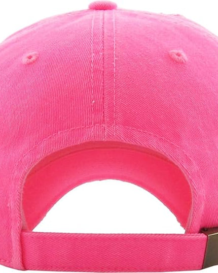 KBETHOS Vintage Washed Distressed Cotton Dad Hat Baseball Cap Adjustable Polo Trucker Unisex Style Headwear