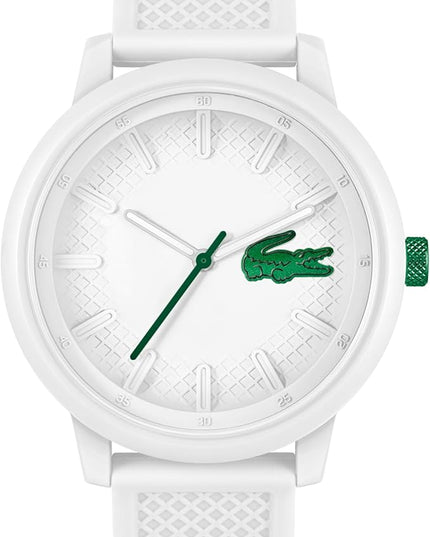 Lacoste L.12.12 Hero Men's Quartz Watch - 48 MM Dial - Silicone Wristband - Water Resistant up to 5ATM/50 Meters - Iconic Design