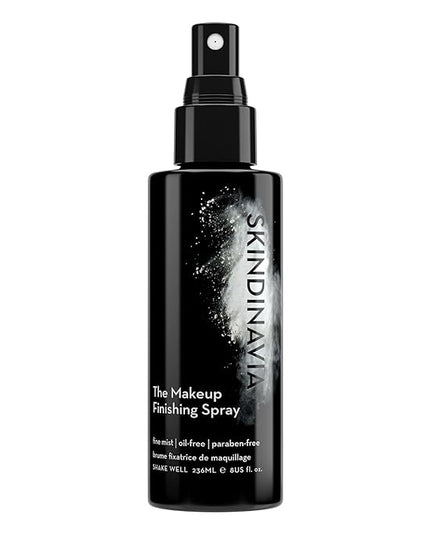 Skindinavia The Makeup Finishing Spray, Classic Makeup Setting Spray, All-Day Wear, Long-Lasting Up to 16+ Hours, Heat-Resistant & Waterproof, Cooling Fine Mist, 8.0 Oz