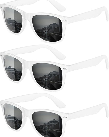 MEETSUN Polarized Sunglasses for Women Men Classic Retro Trendy Driving Sun Glasses UV400 Protection (3 Pack)