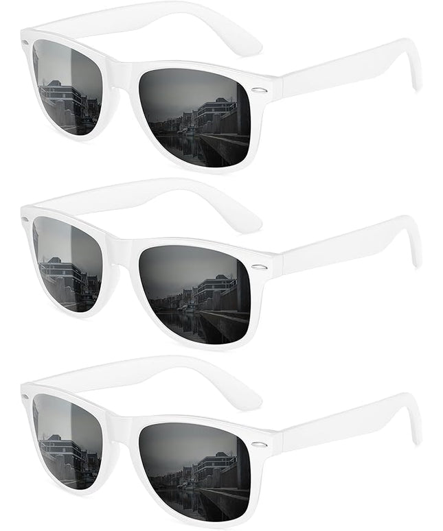 MEETSUN Polarized Sunglasses for Women Men Classic Retro Trendy Driving Sun Glasses UV400 Protection (3 Pack)