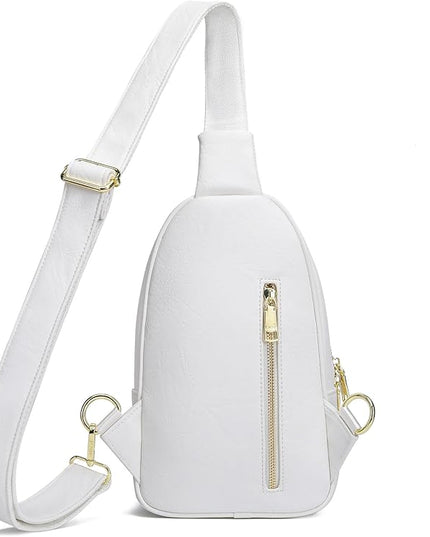 Anti Theft Crossbody Bags for Women Leather Sling Bag Cross Body Travel Purse Chest Bags Fanny Pack Gift Teen Girl