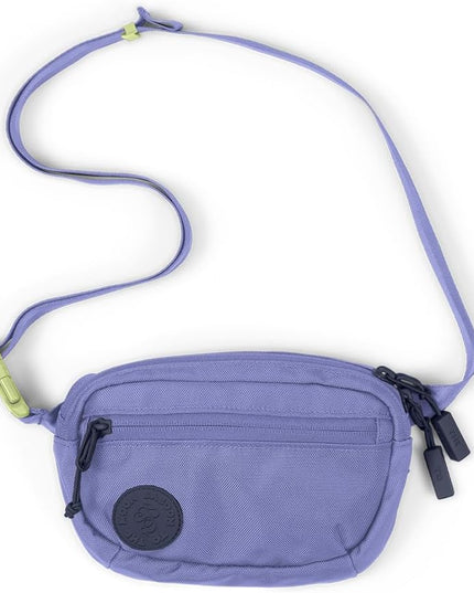 Baboon to the Moon Fanny Pack Mini 1.5L Compact Waist Bag Water Repellent Crossbody Belt Bag Lightweight Travel Everyday Bag for Men Women, Mystic Violet