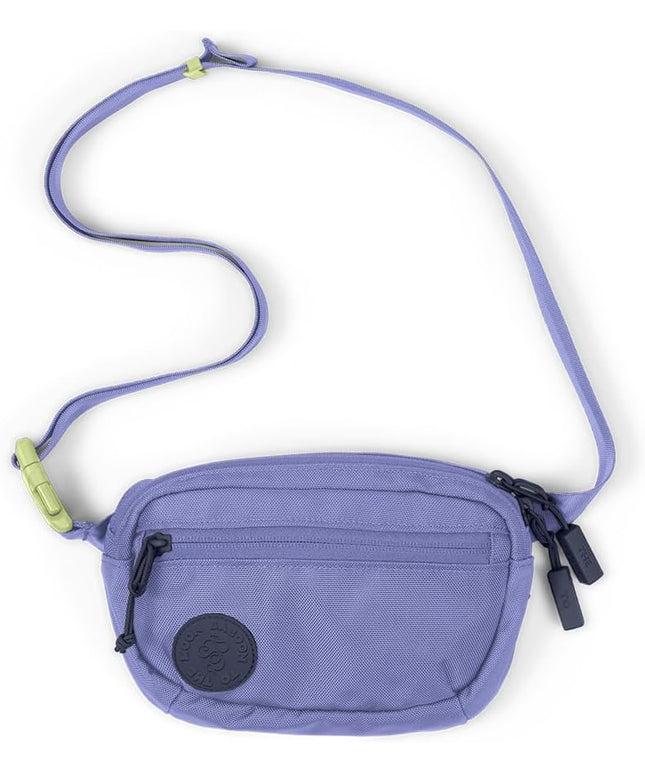 Baboon to the Moon Fanny Pack Mini 1.5L Compact Waist Bag Water Repellent Crossbody Belt Bag Lightweight Travel Everyday Bag for Men Women, Mystic Violet