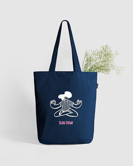 Ecoright Tote Bag for Women with Zipper, Small Tote Bag, Canvas Bag, Reusable Cotton Bag for Beach, Grocery, School & Work