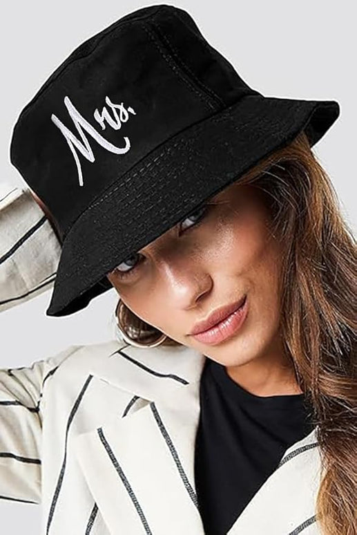 XYIYI Fashion Embroidery Bucket Hat Cotton Beach Fisherman Hats for Women Girls
