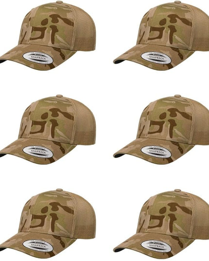 Yupoong Classic Premium Mesh 6 Panel Retro Trucker Cap | Mid Profile Snapback | OSFA | Bulk Pack Available