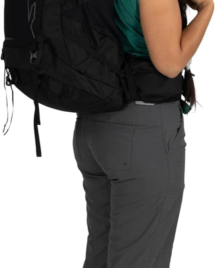 Osprey Tempest 44L Women's Lightweight Hiking Backpack - Daypack for Travel & Camping, Red Pampas/Coal Grey, M/L