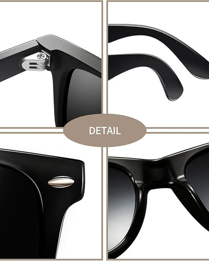 Joopin Square Sunglasses Polarized UV Protection Trendy Designer Sun Glasses Men Women