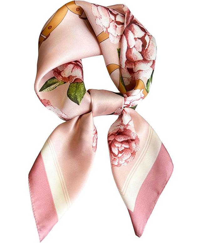 Dailyacc Hair Bandanas Scarf For Women Lightweight Fashion Neck Silk Satin Head Scarves For Sleeping Handbags Scarf