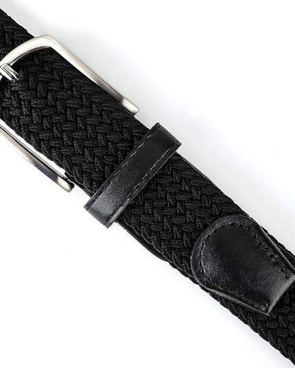 Braided Canvas Woven Elastic Stretch Belts for Men/Women/Junior with Multicolored