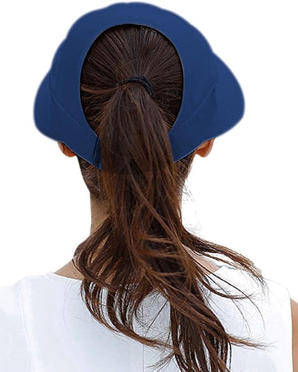 HINDAWI Sun Hats for Women Wide Brim UV Protection Sun Hat Summer Beach Packable Visor