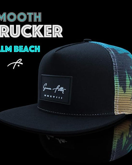 Grace Folly Trucker Hat for Men & Women. Snapback Mesh Caps