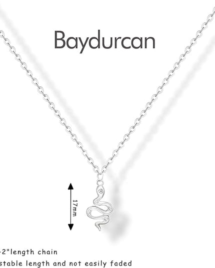 Baydurcan Pendant Necklace for Women Evil Eye Ankh Bow Necklace for Friends Sister Birthday Just Because Christmas Gifts