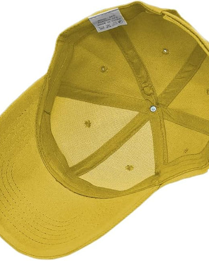 Glory Max Plain Baseball Cap Hook & Loop Strap Adjustable Solid Blank Curved Visor Hat