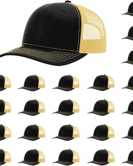 Richardson 112 Classic Six-Panel Adjustable Snapback Trucker Cap | Bulk Packs Available