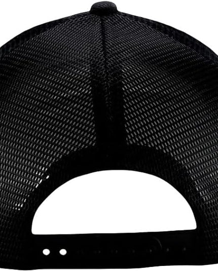 Mesh Snapback Hat (M/L/XL/XXL) - Blank Structured Men's Trucker Hats-Baseball Caps - Adjustable Ball Cap