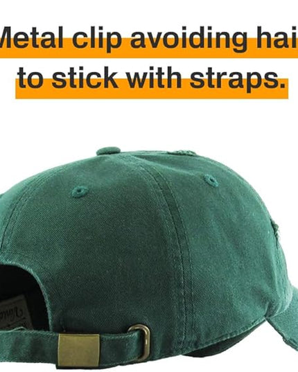 KBETHOS Vintage Washed Distressed Cotton Dad Hat Baseball Cap Adjustable Polo Trucker Unisex Style Headwear