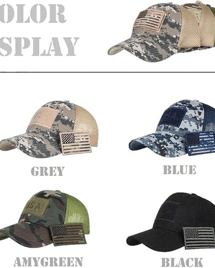 VOASTEK Running Hats for Men Baseball Cap Outdoor Essentials Runner Hat Jogging Cap Tennis Golf Workout Hats